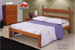 CAMA FERREIRA TROPICAL LISA CASAL 140 - MADEIRA