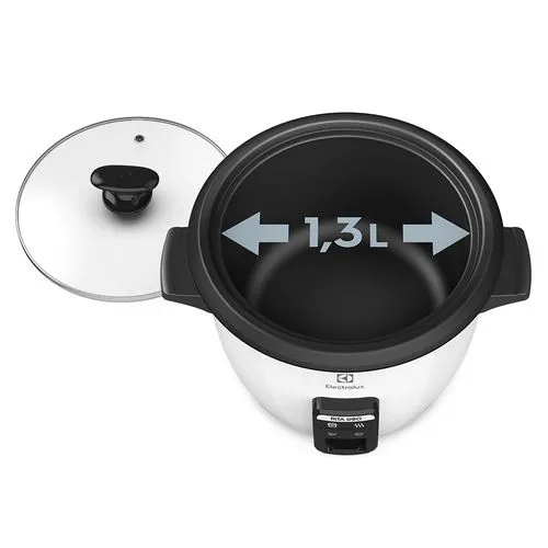 PANELA DE ARROZ ELÉTRICA ELECTROLUX 1,3L EFFICIENT (RCB50) - 127V - BRANCO - Imagem 8