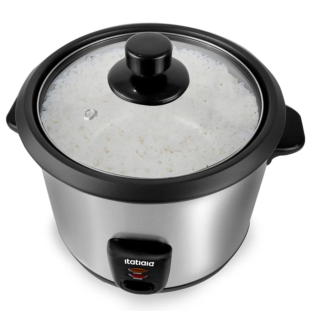 PANELA DE ARROZ ELÉTRICA 8 XÍCARAS 127V MIDI - ITATIAIA - INOX - Imagem 6