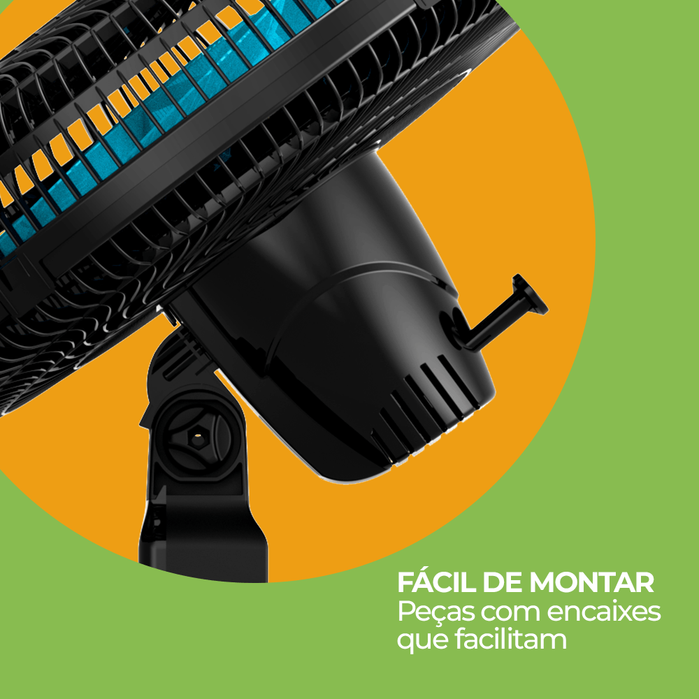 VENTILADOR CADENCE REFRESH TURBO PRO COLUNA - PRETO/AZUL - Imagem 7