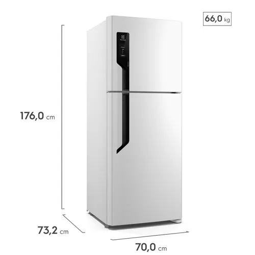 REFRIGERADOR ELECTROLUX FROST FREE 431L EFFICIENT AUTOSENSE DUPLEX (TF70) - 127V - BRANCO - Imagem 3