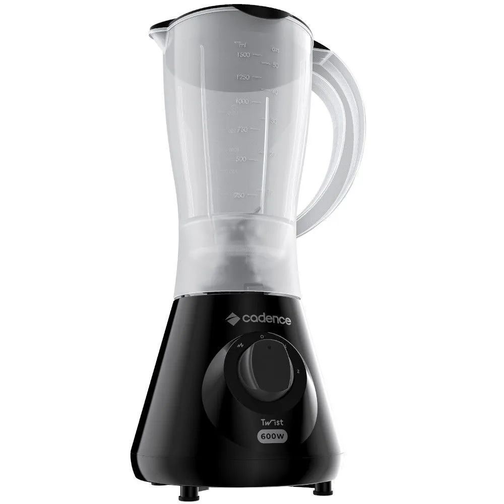 LIQUIDIFICADOR CADENCE LIQ100 TWIST 2,2L 2 VELOCIDADES + PULSAR 600W - PRETO - Imagem 4