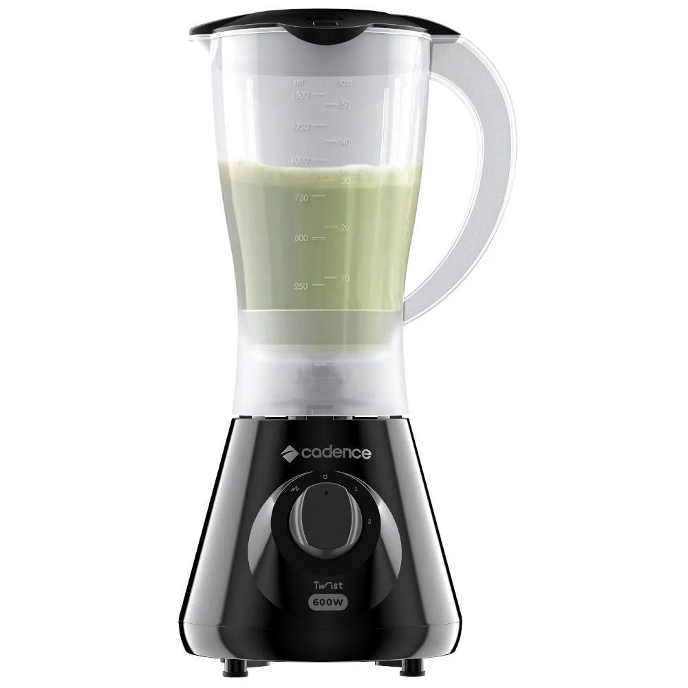 LIQUIDIFICADOR CADENCE LIQ100 TWIST 2,2L 2 VELOCIDADES + PULSAR 600W - PRETO - Imagem 5