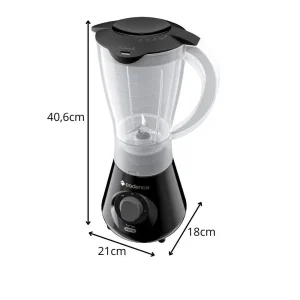 LIQUIDIFICADOR CADENCE LIQ100 TWIST 2,2L 2 VELOCIDADES + PULSAR 600W - PRETO