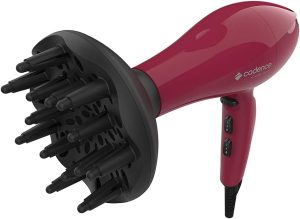 SECADOR DE CABELOS CADENCE CURLY HAIR DIFUSOR 1900W SEC530 - ROSA