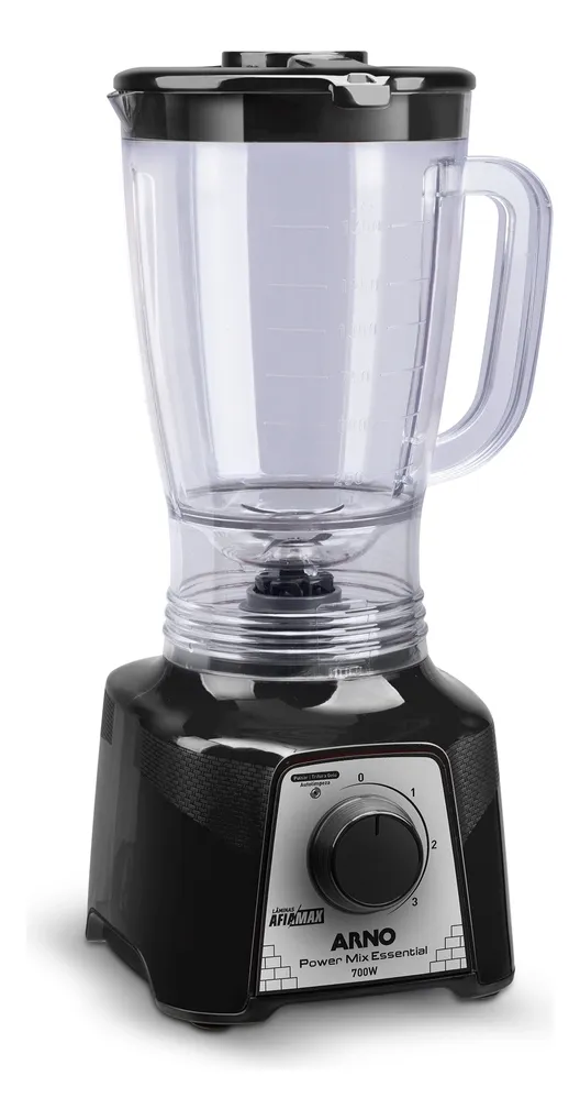 LIQUIDIFICADOR ARNO POWER MIX 700W LQ19, JARRA DE 2,4L, 4 LÂMINAS AFIAMAX 18% MAIS AFIADAS, 3 VELOCIDADES, ALTA DURABILIDADE E DESEMPENHO SUPERIOR - VERMELHO - LQ18 - Imagem 6