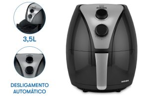 AIR FRYER 3,5 LITROS 110V 1300W ESSENCIAL - ITATIAIA - PRETA