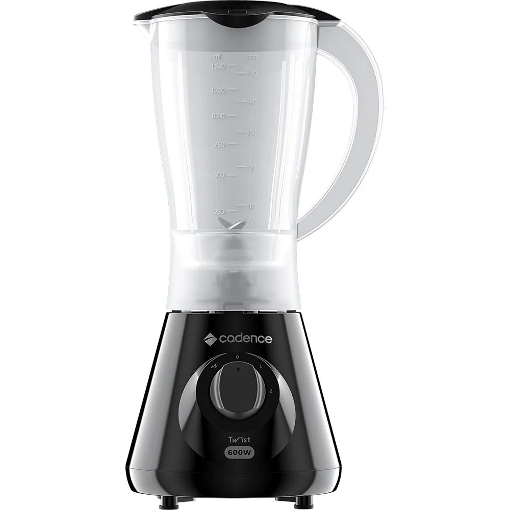 LIQUIDIFICADOR CADENCE LIQ100 TWIST 2,2L 2 VELOCIDADES + PULSAR 600W - PRETO