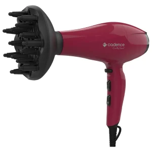 SECADOR DE CABELOS CADENCE CURLY HAIR DIFUSOR 1900W SEC530 - ROSA