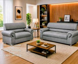 SOFA 2X3L J.SERRANO COPACABANA - CINZA CZ