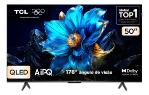 SMART TV 50" TCL 4K UHD QLED 50P7L Google TV 2026