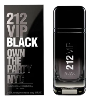 PERFUME CAROLINA HERRERA 212 VIP BLACK EAU DE PARFUM 100 ML MASCULINO