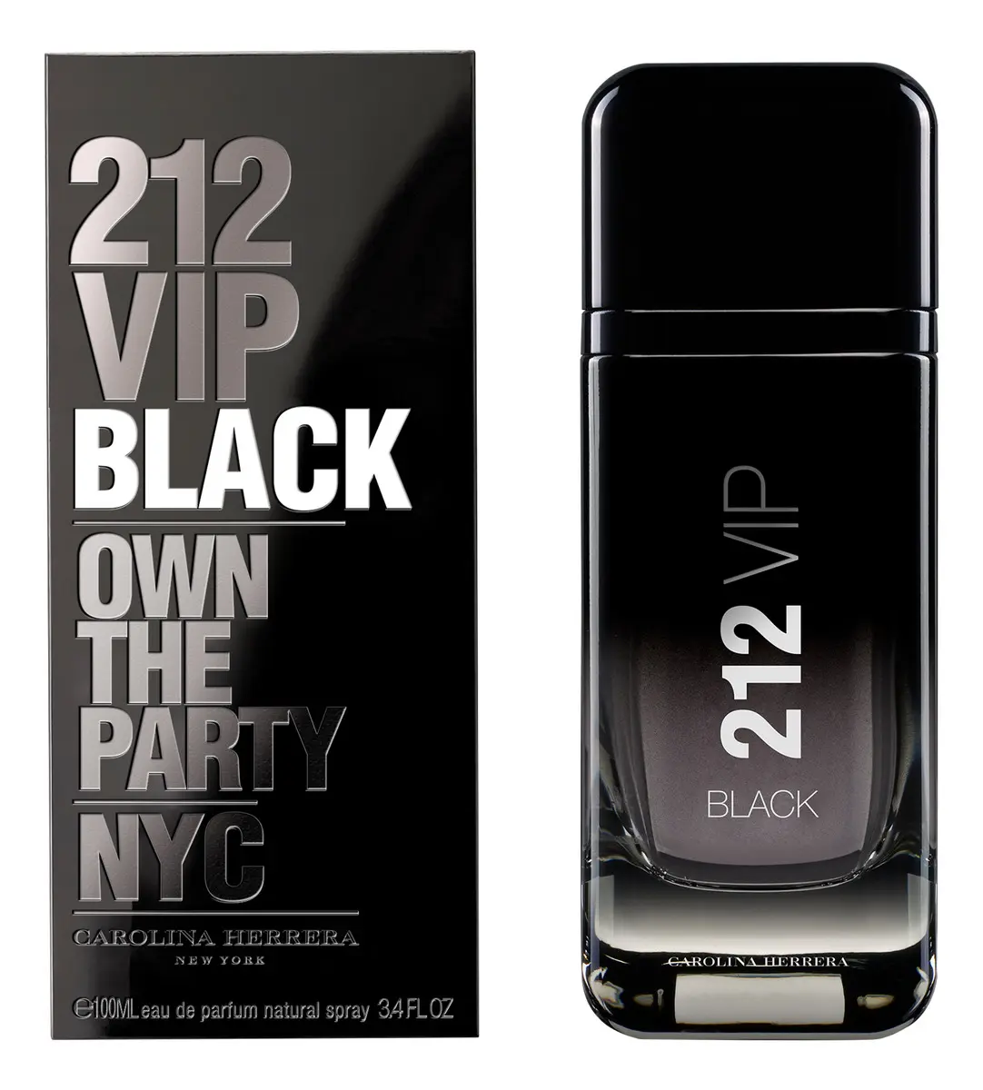 PERFUME CAROLINA HERRERA 212 VIP BLACK EAU DE PARFUM 100 ML MASCULINO