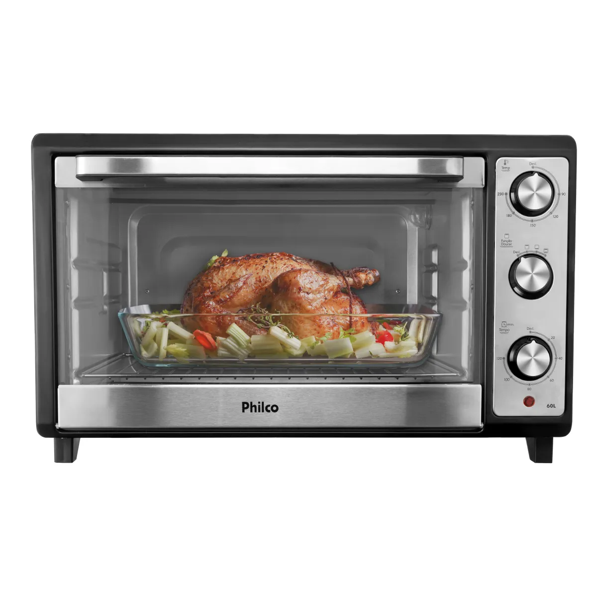 FORNO ELÉTRICO PHILCO PFE60I 60L - INOX - Imagem 4