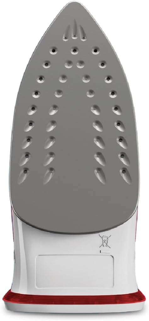FERRO A VAPOR ARNO ESSENTIALGLISS COM BASE ANTIADERENTE, 1200W, FMQ 110V - BRANCO/VERMELHO - Imagem 6