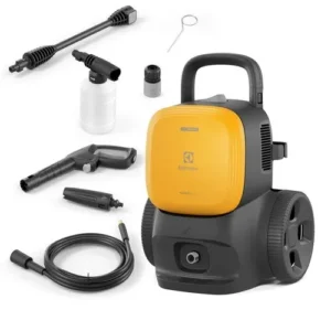 LAVADORA DE ALTA PRESSÃO ELECTROLUX 1800PSI 1450W POWERWASH APLICADOR DETERGENTE (EWS1800) - 127V - PTO/AMARELO