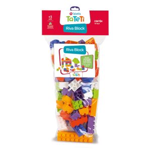 PEÇAS DE MONTAR TATETI RIVA BLOCK 126 PEÇAS - 0006 - DIVERSOS